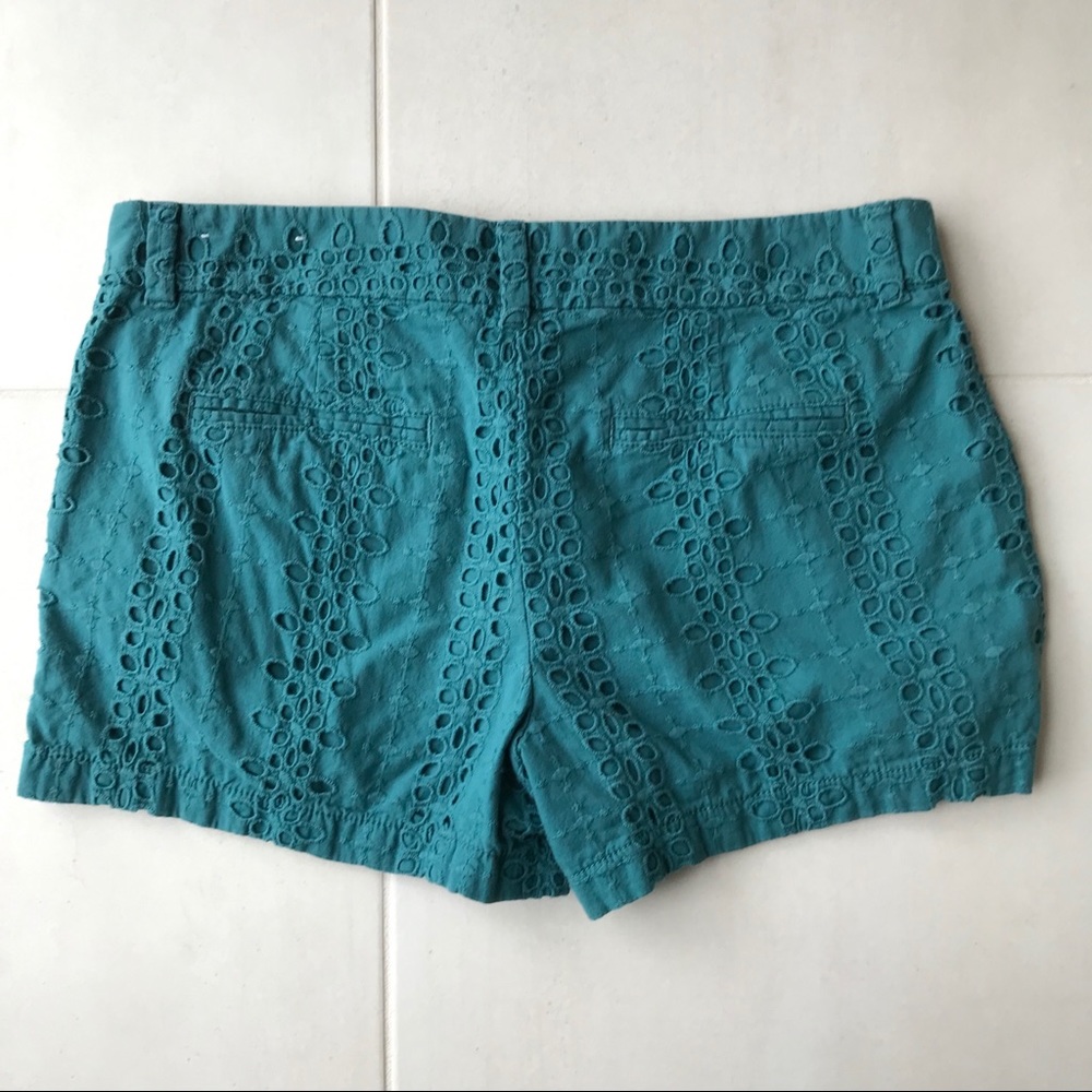 Ann Taylor Loft Factory Eyelet Cotton Shorts SH86 - Picture 7 of 8